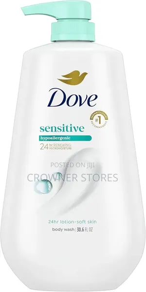 Dove Sensitive Skin Body Wash Soothes Dry, Sensitive Skin 30.6floz