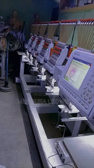 6 Heads 12 Needles Embroidery Monogramming Machine
