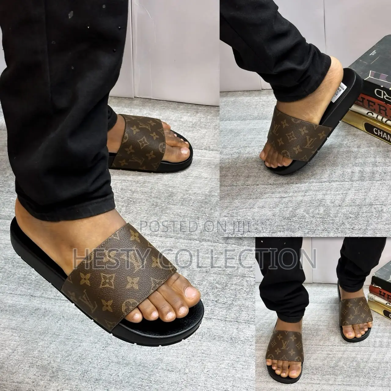 Quality Designer Carton Slide Palm Slippers