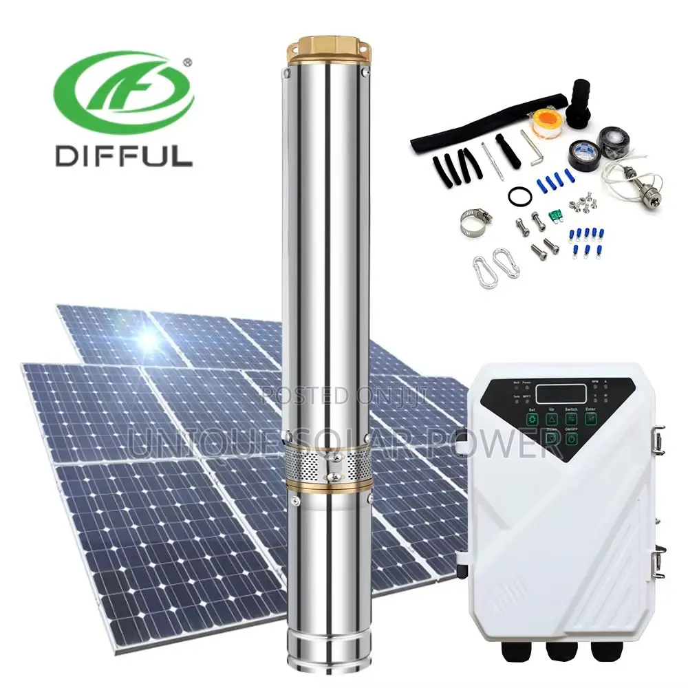 750w 1hp Difful AC/DC Solar Pumping Machine