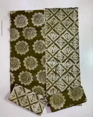 Olive Green Adire Batik Mix and Match