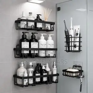 5 in 1 Bathroom Shower Caddy Corner Rack