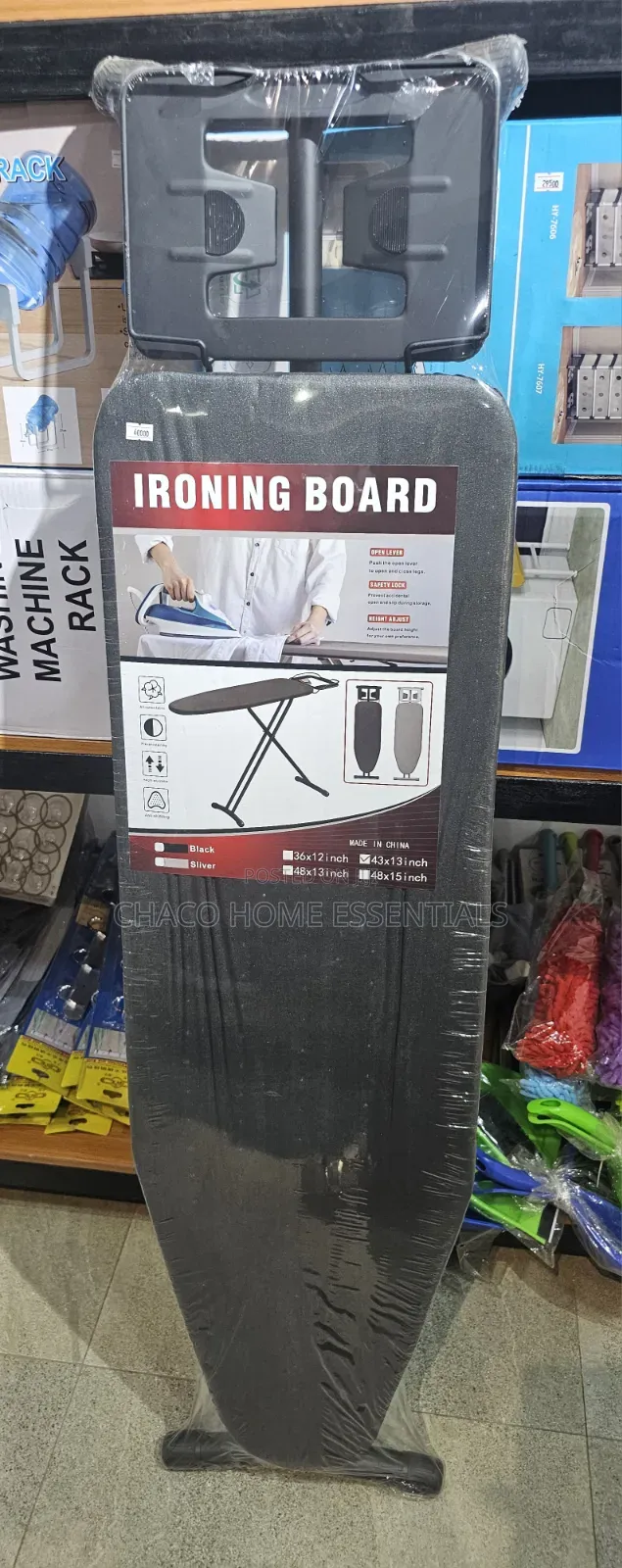 Heavy Duty Adjustable Ironing Board With Iron Rest