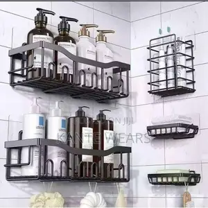 5 in 1 Bathroom Shower Caddy Corner Rack