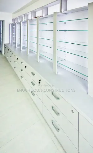 We Construct Wooden and Metal Pharmaceutical Shelves