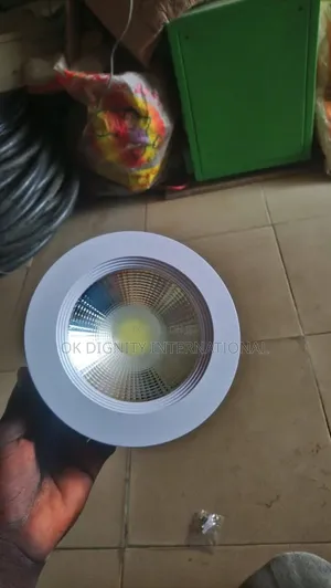 Round COB LED Recessed Downlight – White Ceiling Spotlight
