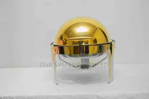 Gold Chafing Dish for Rent in Abuja – Catering Event Food Warmer
