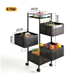 5 Layer Steel Rotating Shelf