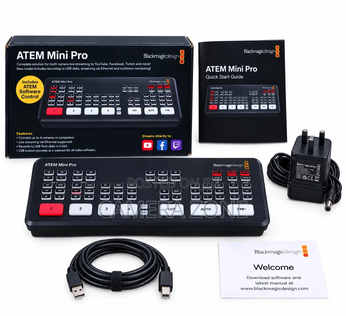 ATEM Mini Pro- Live Streaming.