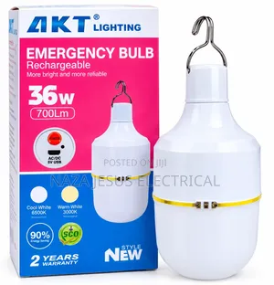 AKT 36W Rechargeable Emergency Bulb 700LM – USB
