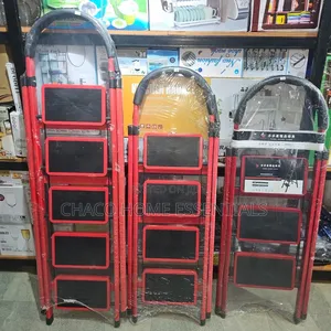 High-Quality Foldable Household Steel Step Ladders (3, 4, 5 Steps)