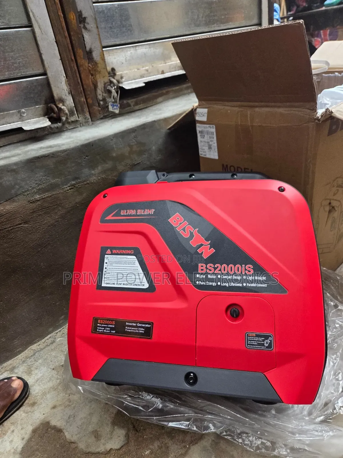 Powerful 3.5kVA Bison BS2000IS Generator