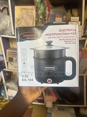 2.2l Eurosonic Multipurpose Electric Cooking Indomie Pot With Steamer