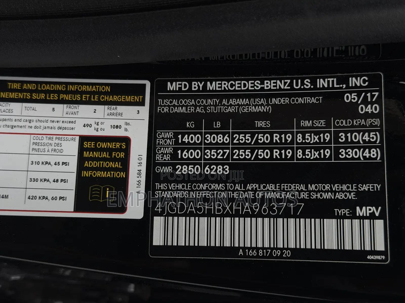 Mercedes-Benz GLE-Class 2017 Black