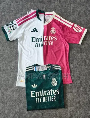Real Madrid Home/Away Jersey Player’s Version With FREE Customization