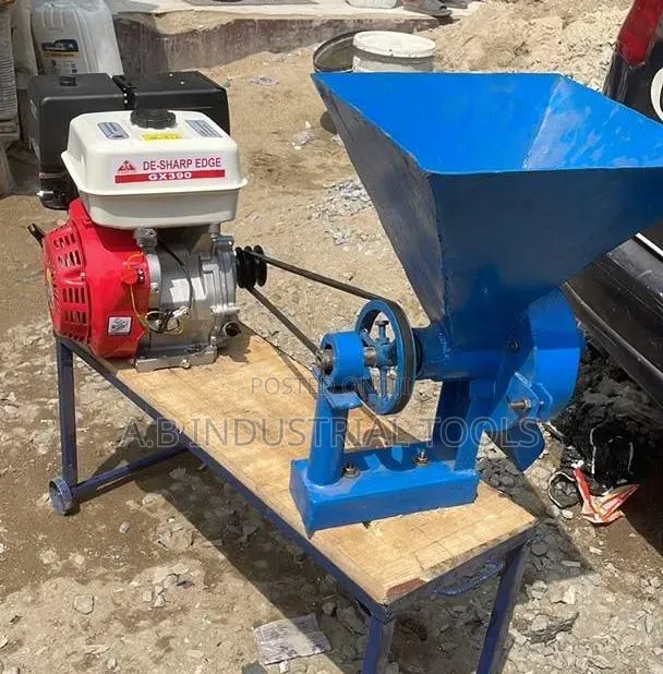 Mobile Commercial Grinding Mill Powered