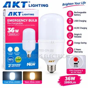 AKT 36W Rechargeable Emergency Bulb 2880Lm
