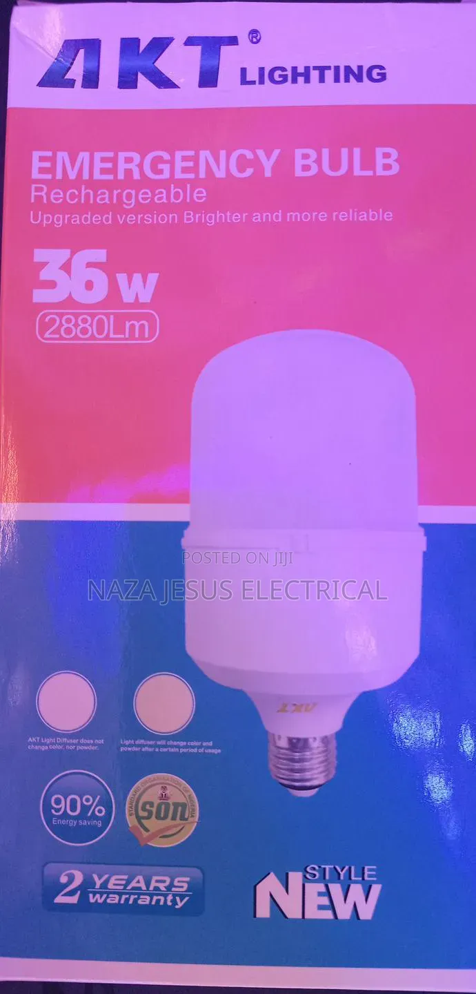 AKT 36W Rechargeable Emergency Bulb 2880Lm