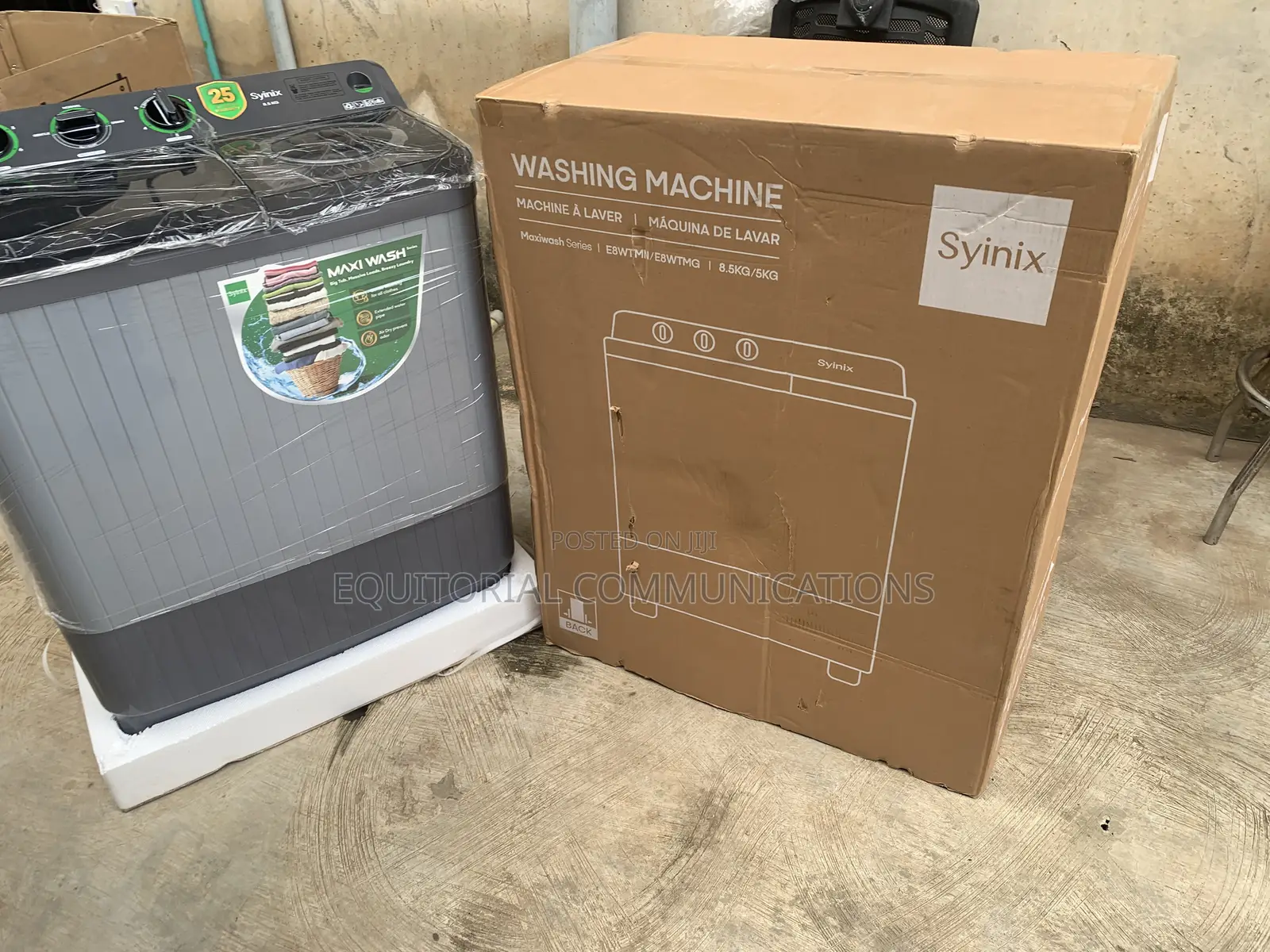 Syinix E8WTMN 8.5KG Manual Laundry Washer