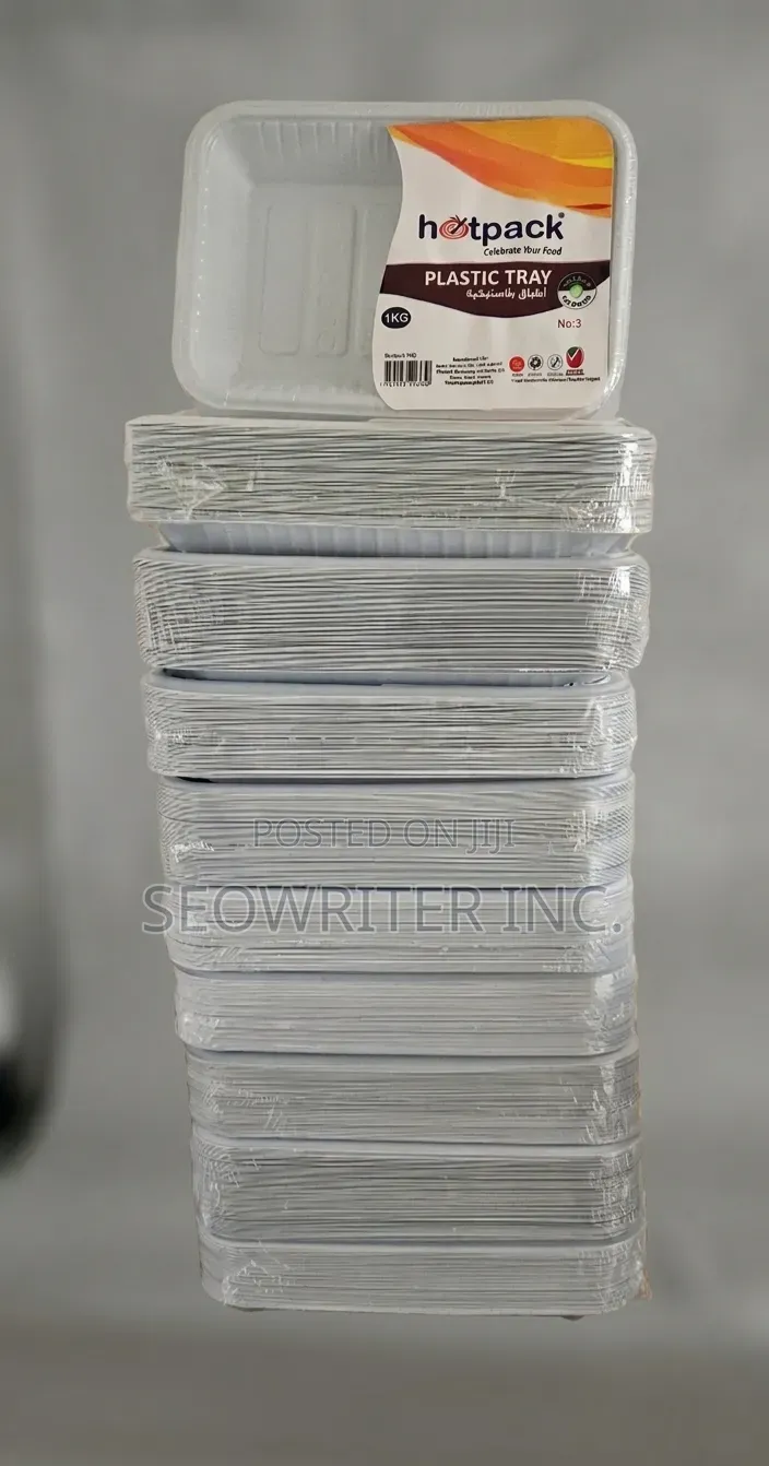 Size 3 Hot Pack Plastic Tray