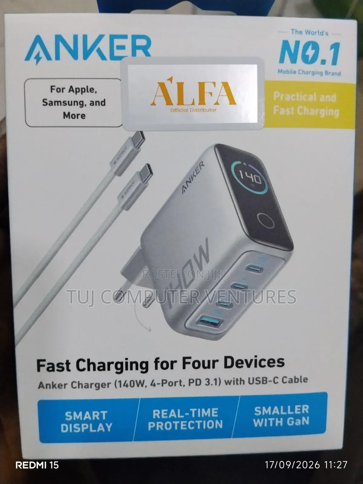 Anker 140w Super Fast Charger