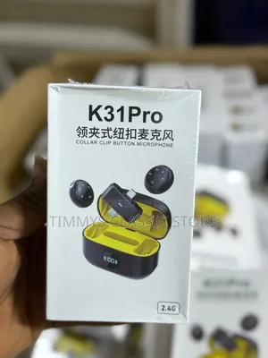 K31pro Collar Clip Button Mic