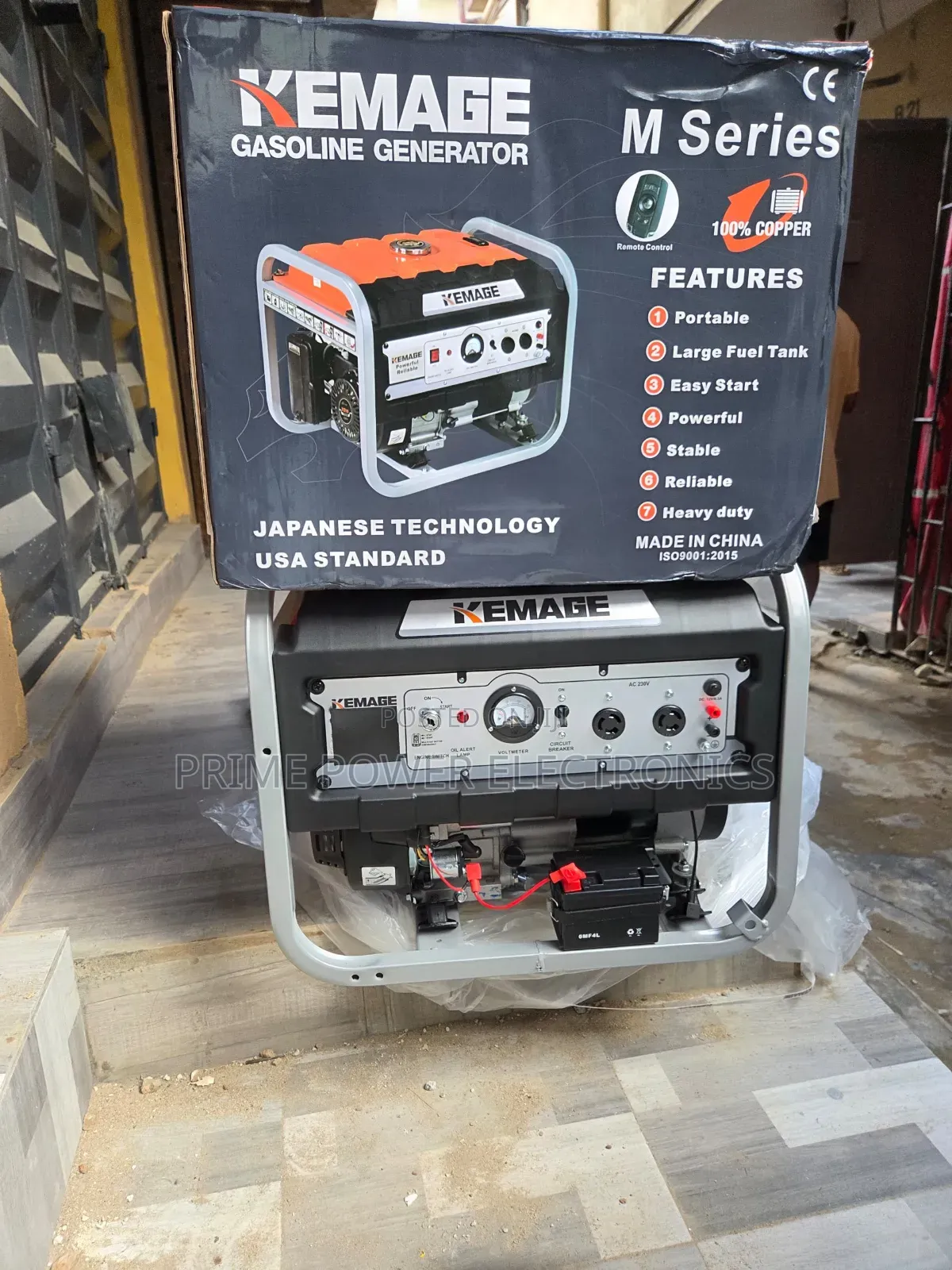 Kemage 5.5kVA Petrol Power Generator With Remote