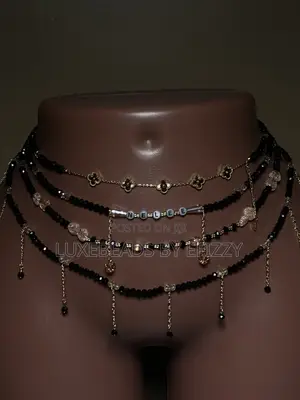 4-Strand Crystal Waist Beads | LUXE BEADS by Efizzy