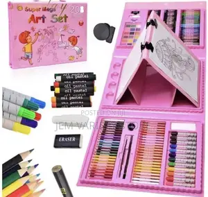 208 PCS Kids Super Mega Art Coloring Set
