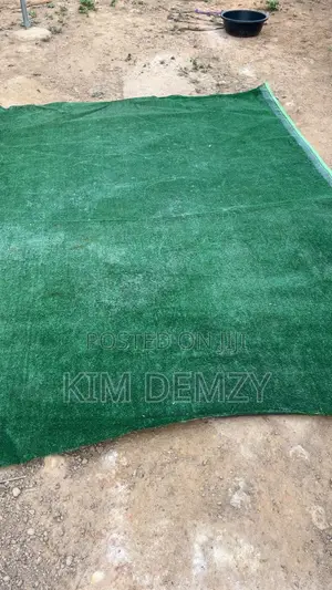 6Yards Green Carpet Like New - Event/Church Decoration - Ibadan