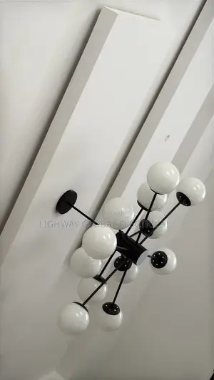 12 Hands Nordic Glass Ball Chandelier