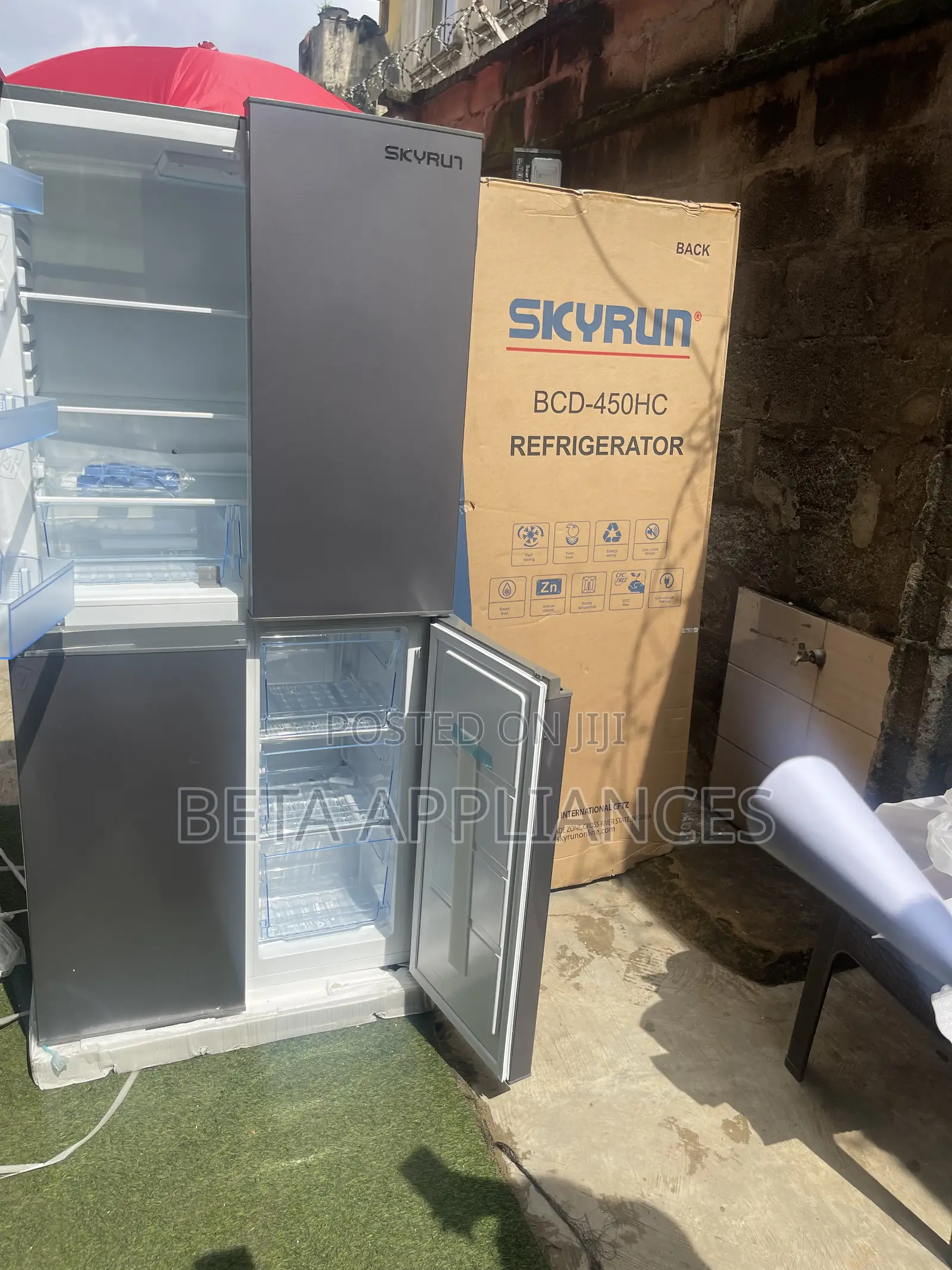 Skyrun 4-Door Home Refrigerator