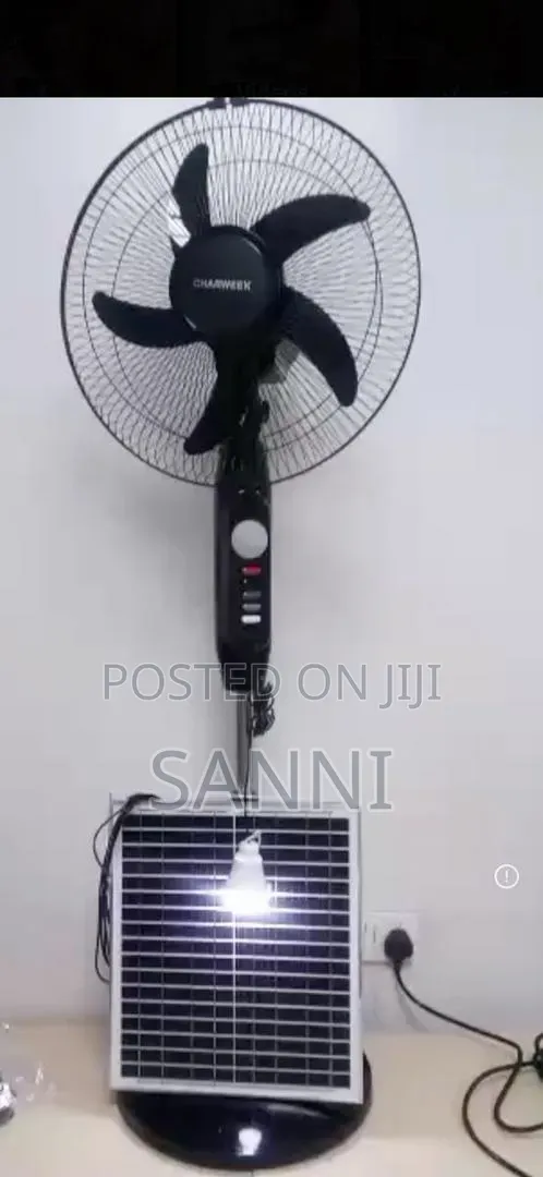 Dc/AC Solar Fan (Charweek)