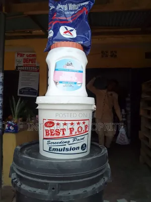 Best p.o.p Emulsion Screeding Paint 4 Litres