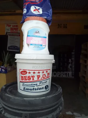 Best p.o.p Emulsion Screeding Paint 4 Litres