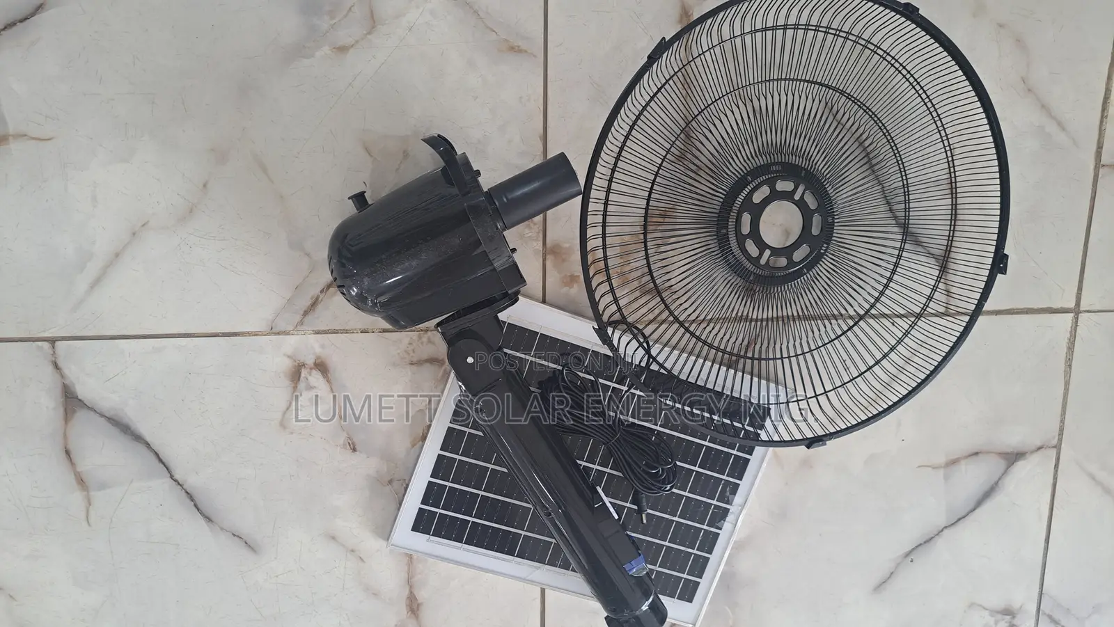 SPL Solar Rechargeable Fan – Affordable Backup Cooling Solution