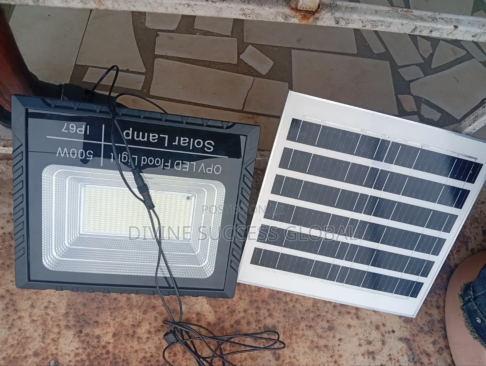 500w Ip67 High Quality Opv Led Floodlight Solar Lamp