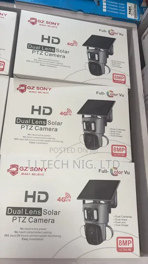 Ubox 4g Solar PTZ Camera With Light