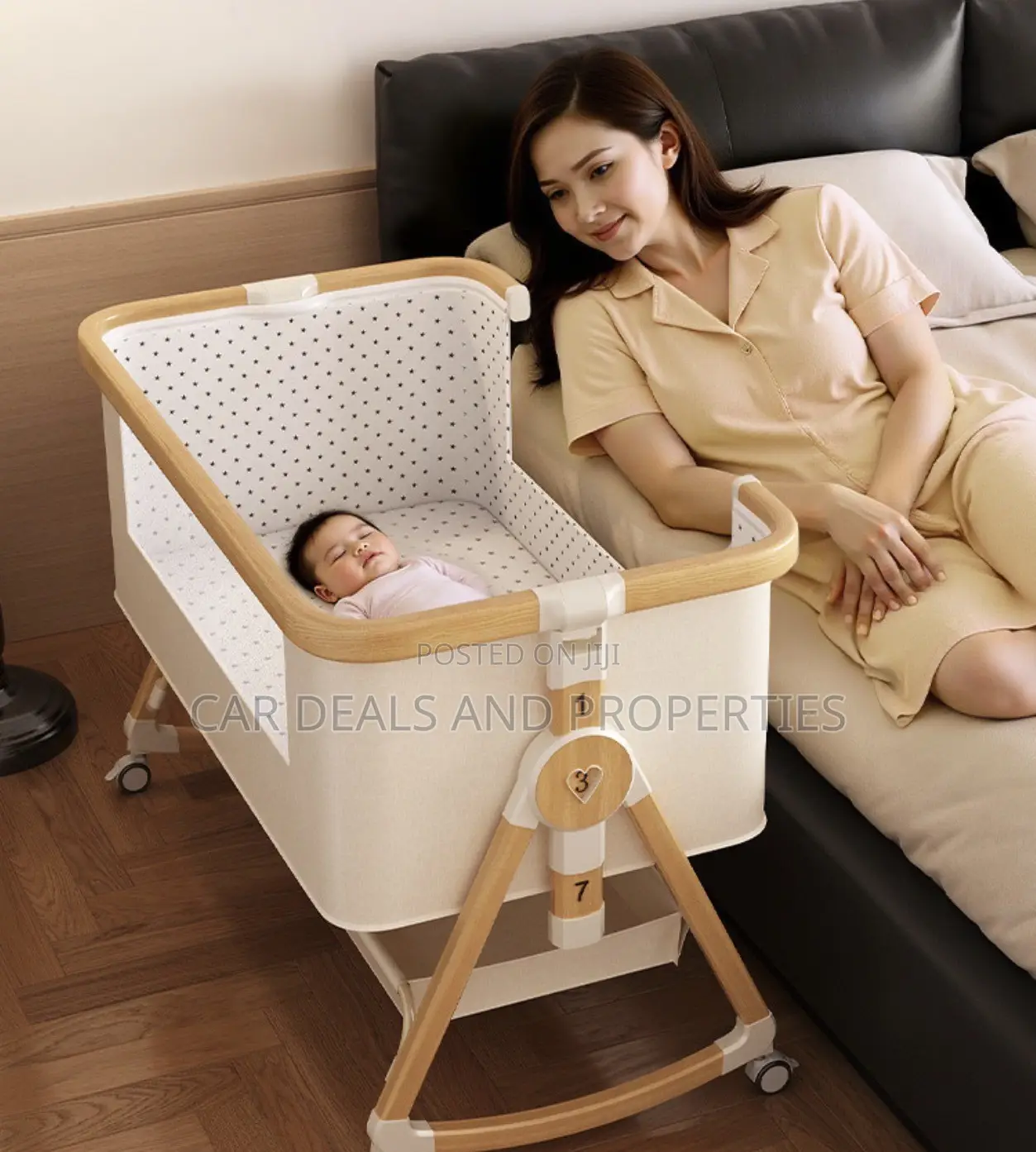 6-in-1 Crib- Side Bassinet