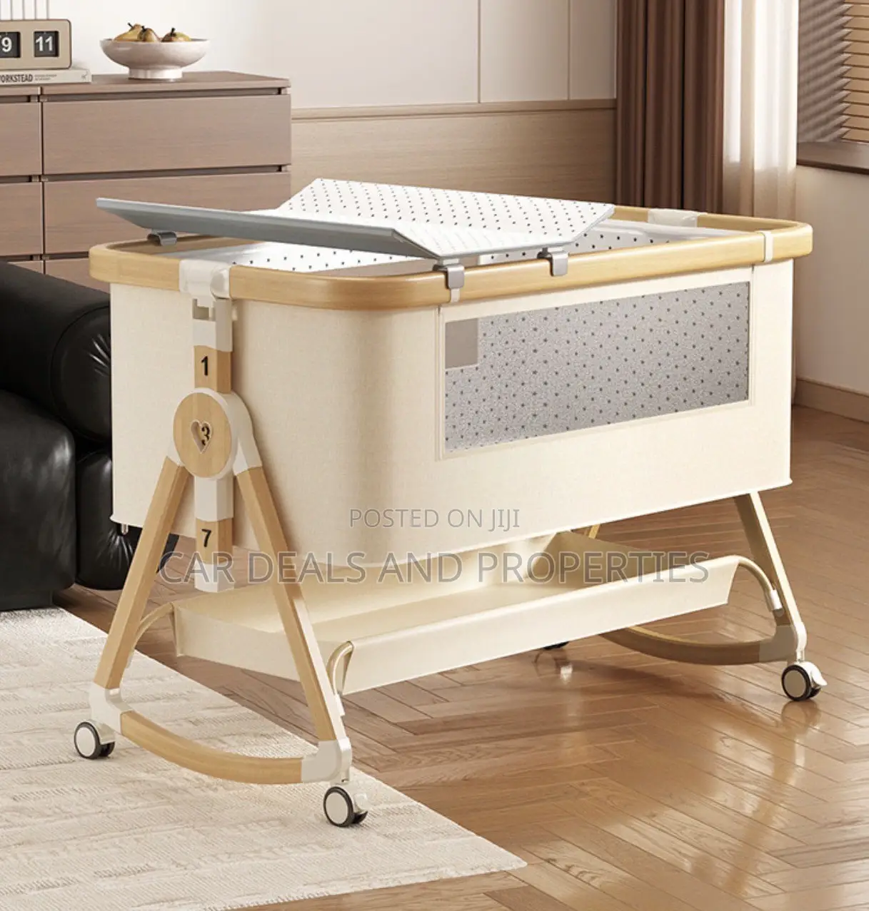 6-in-1 Crib- Side Bassinet