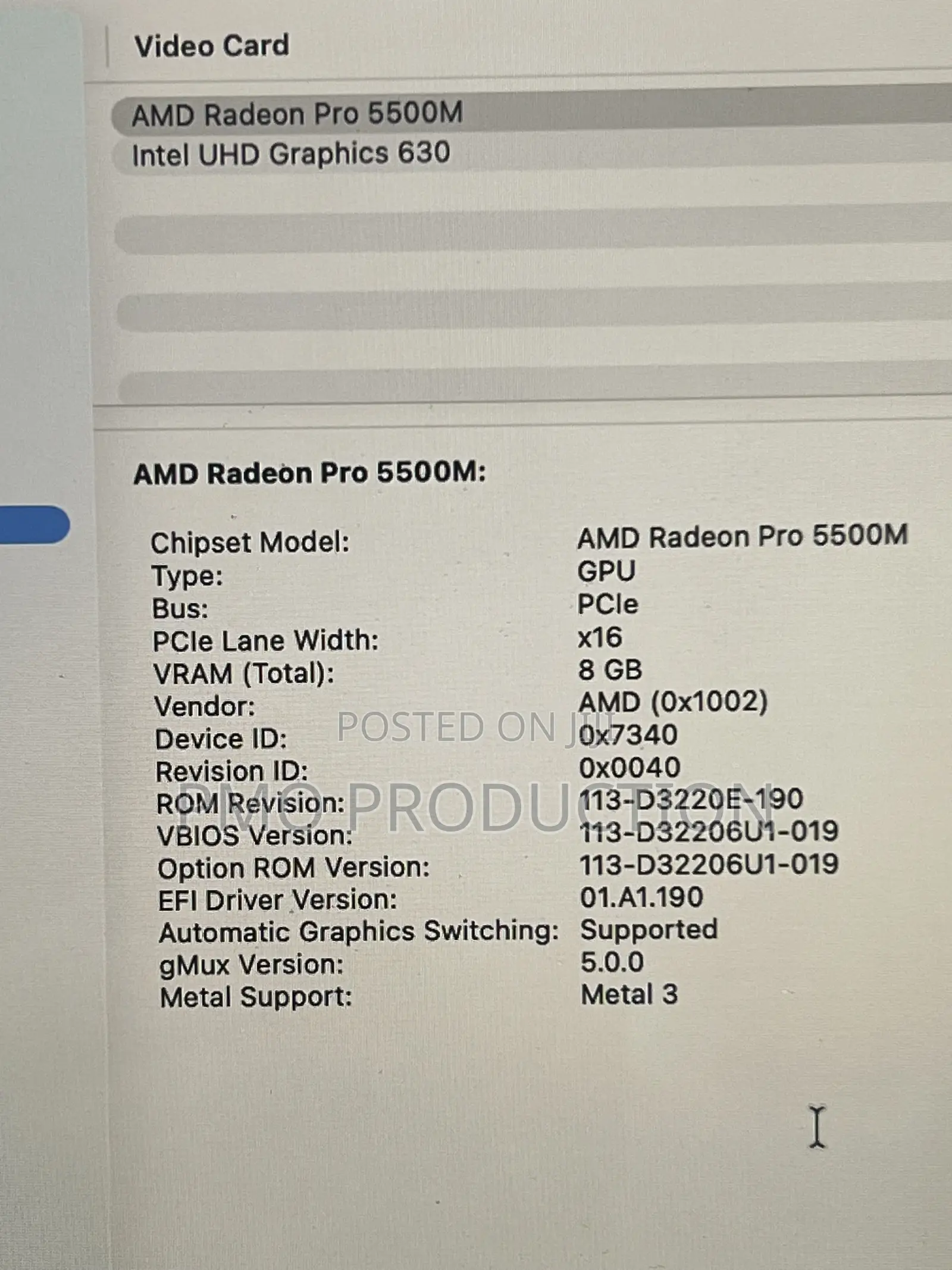 Laptop Apple MacBook Pro 2019 32GB Intel Core i9 SSD 2T