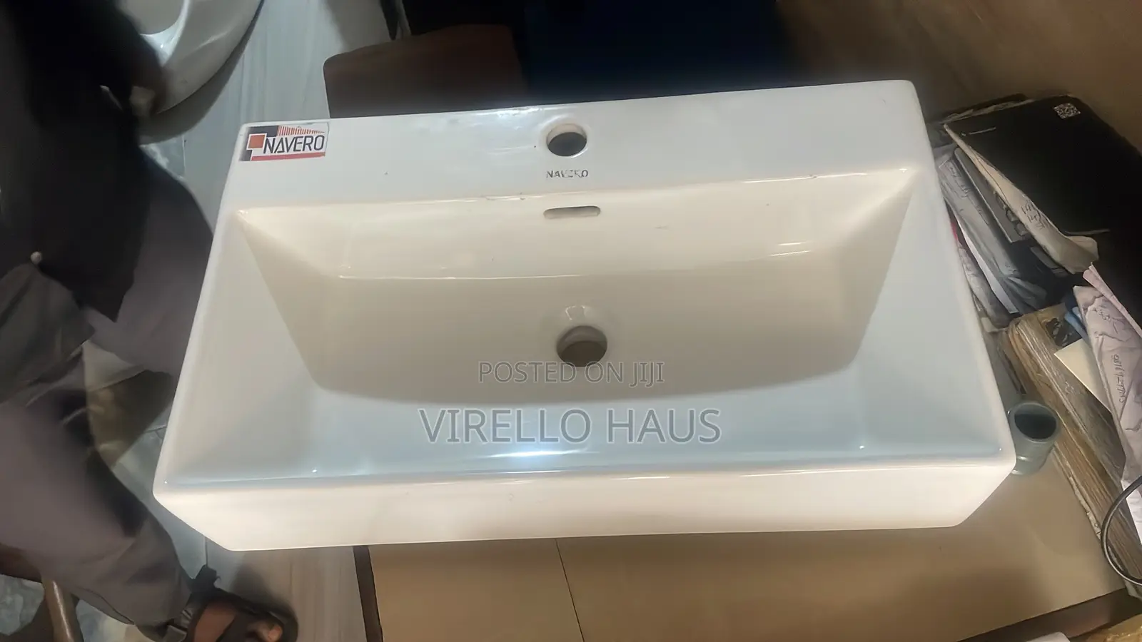 Rectangle White Basin
