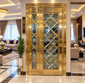 Turkish Frozen Stainless Glass Door 7ft by 4ft