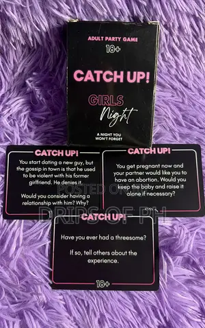Catch Up! Girls Night Card Game