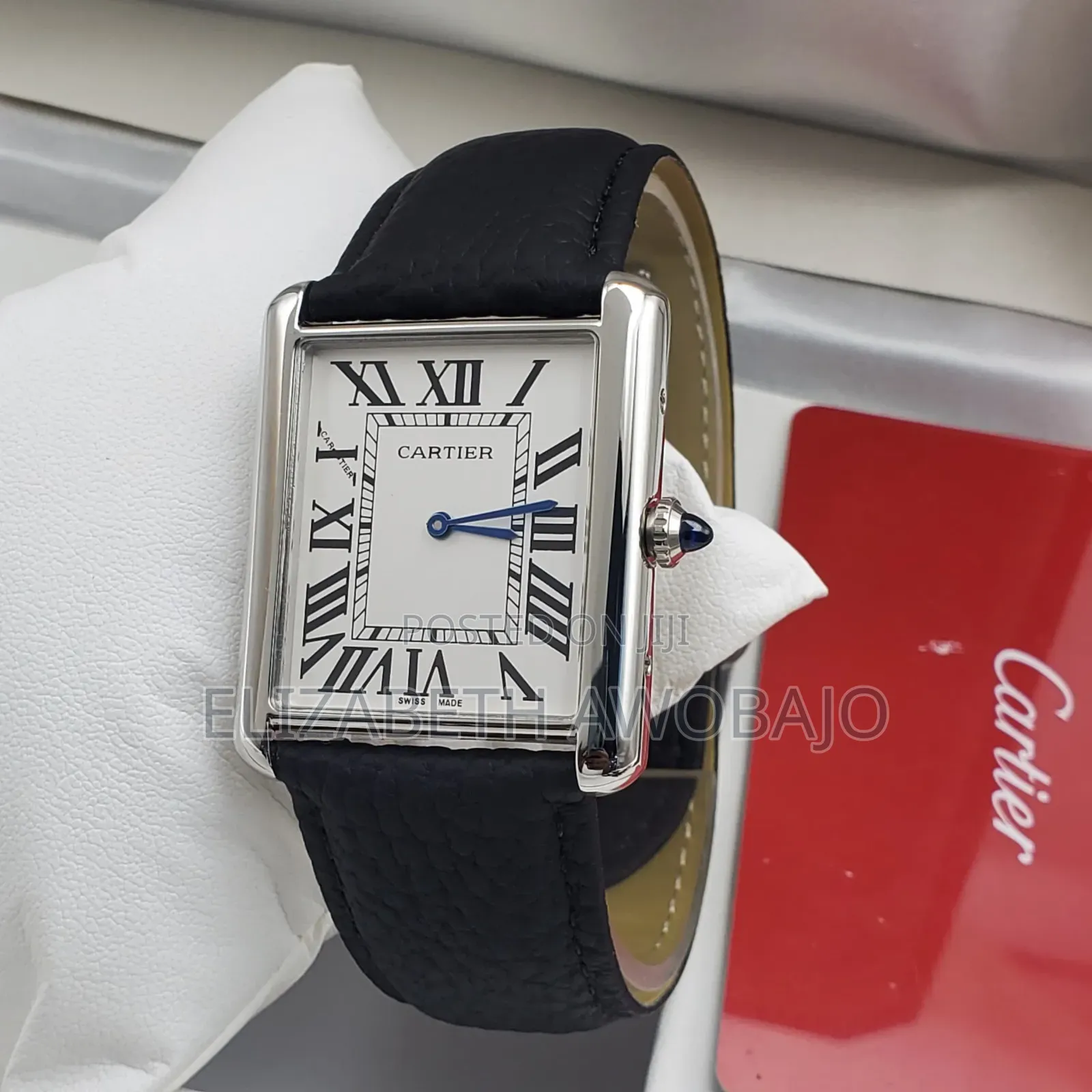 Original Cartier TANK Leather