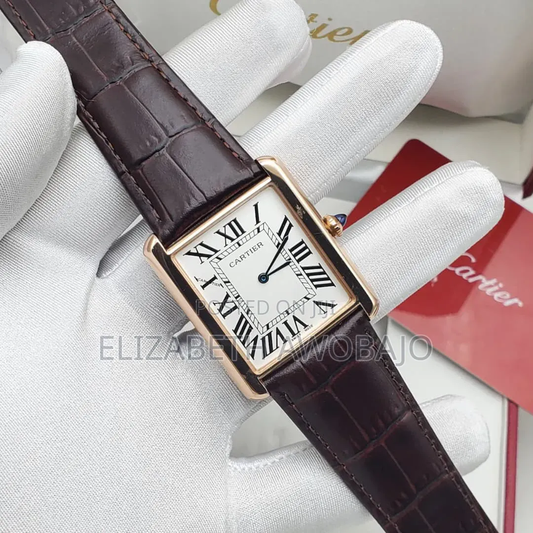 Original Cartier TANK Leather