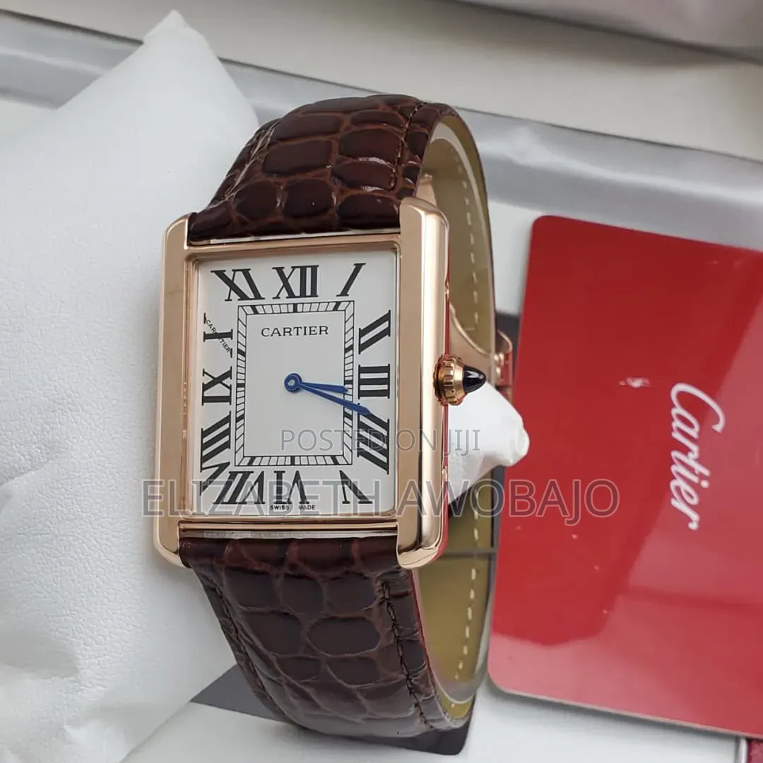 Original Cartier TANK Leather
