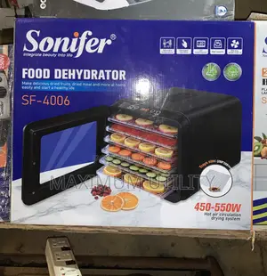 Sonifer 16 Liters 6 Step 450-550 Watts Food Dehydrator