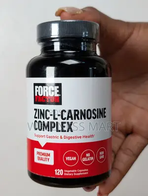 Force Factor Zinc L-Carnosine 120 Caps | Gut Bloat Relief