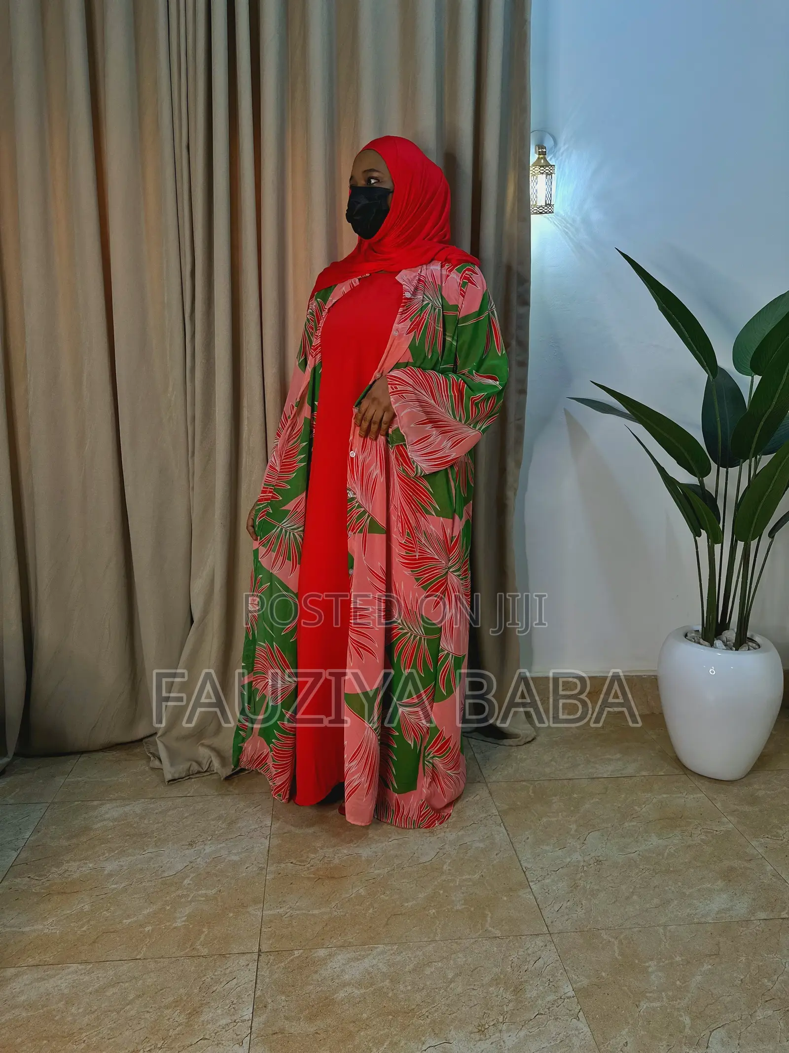 Chiffon 2 Piece Abaya